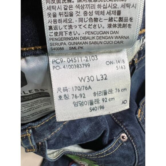 Levi’s 511 Men’s Custom One Of A‎ Kind Dragon Ball Z Goku & Vegeta Jeans - 30X32 - Picture 7 of 8